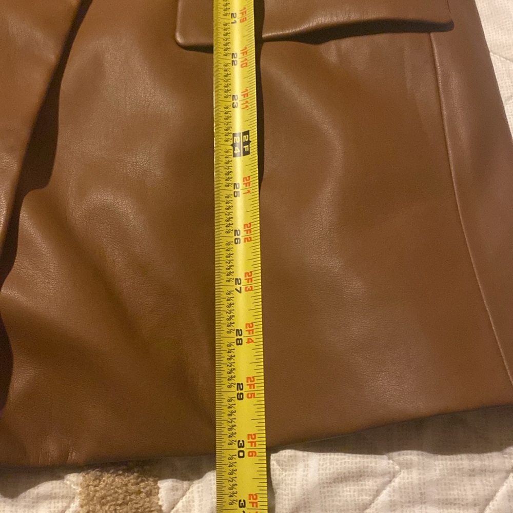 COPY - COPY - Zara faux cognac leather blazer XXL - Picture 11 of 11